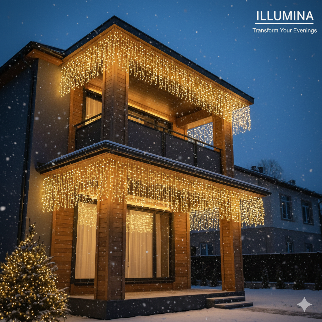 Professionnal Solar Led Curtains/Cascading - 8 modes