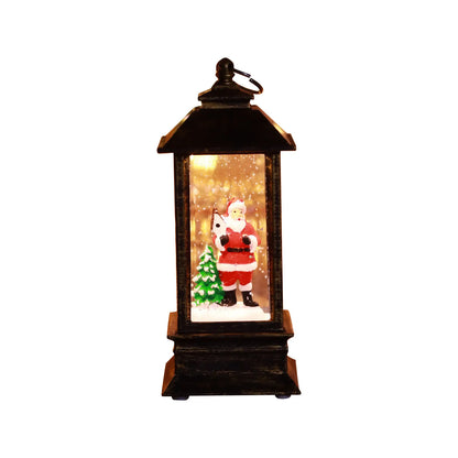 Christmas Little Night Lamp Festive Warm White LED Light Lantern Decoration Indoor Outdoor Home Garden Table Ornament Gift new