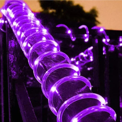 Outdoor Solar Tube Rope Led Light Garden Christmas Decoration Fairy String Light 22M Outdoor Wedding Party Led Lamp