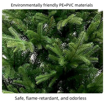 Artificial Christmas Tree PE+PVC Material with Built-in LED Lights Christmas Tree 1.2M-2.1M Christmas Decoration Home Decoration