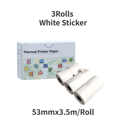 Mini Sticker Printer,Inkless Thermal Printer, Pocket Bluetooth Printer for Halloween Christmas Gift for Photo,Memo Impressora