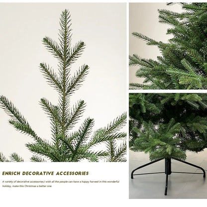 Artificial Christmas Tree PE+PVC Material with Built-in LED Lights Christmas Tree 1.2M-2.1M Christmas Decoration Home Decoration