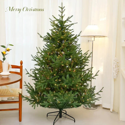 Artificial Christmas Tree PE+PVC Material with Built-in LED Lights Christmas Tree 1.2M-2.1M Christmas Decoration Home Decoration