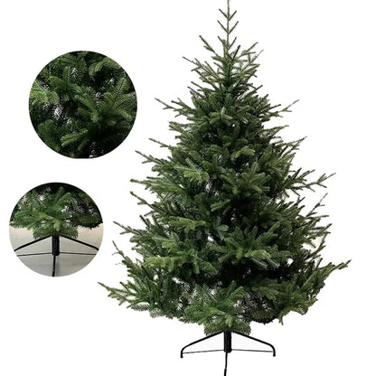 Artificial Christmas Tree PE+PVC Material with Built-in LED Lights Christmas Tree 1.2M-2.1M Christmas Decoration Home Decoration