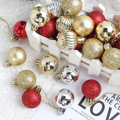 24/36Pcs/Box Christmas Ball Decoration Xmas Tree Pendent Ornaments for Home Decor Navidad New Year 2026 Party Supplies Accessory