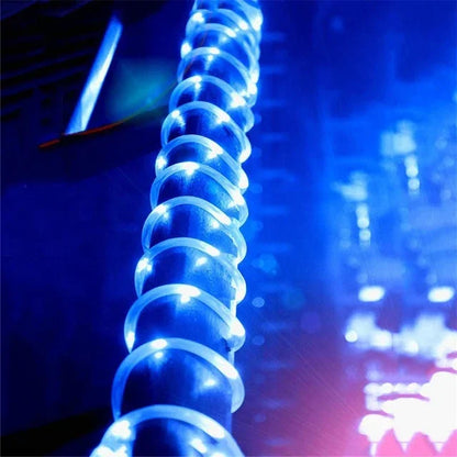 Outdoor Solar Tube Rope Led Light Garden Christmas Decoration Fairy String Light 22M Outdoor Wedding Party Led Lamp